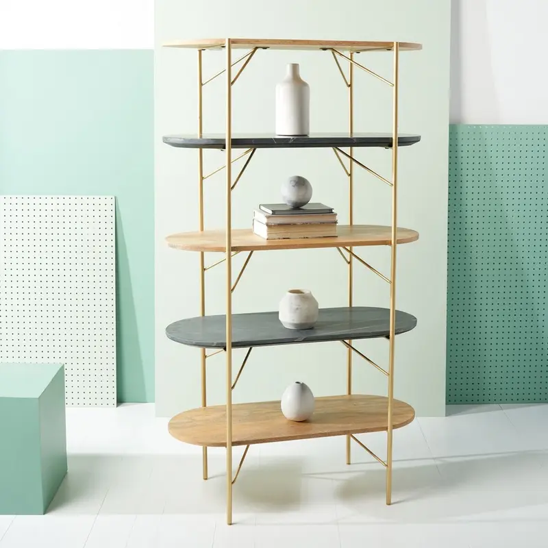 Safavieh Lawson Marble Bookcase - Natural