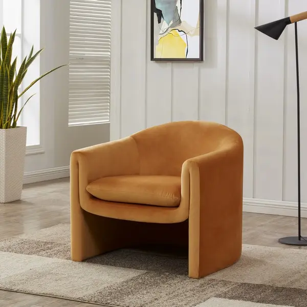 Safavieh Laylette Accent Chair - Pumpkin