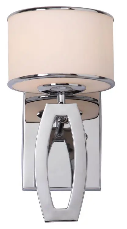 Safavieh Lenora 2 Light Chrome 12.75-Inch H Drum Sconce Set Of 2 - Chrome