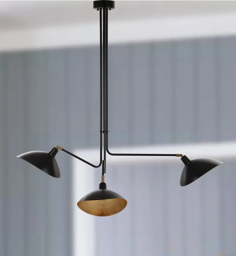 Safavieh Lewis Metal Pendant Lamp - Black