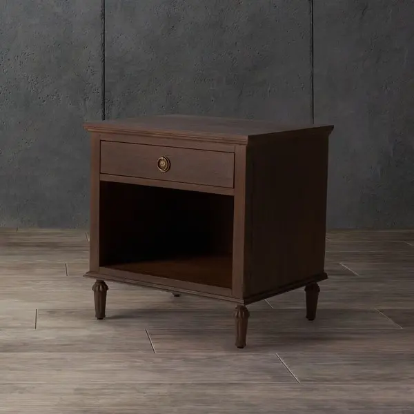 Safavieh Lisabet 1 Drawer Wd Nightstand - Brown