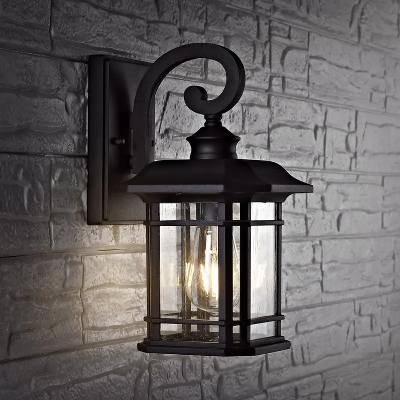 Safavieh Lolia Outdoor Wall Lantern - Black