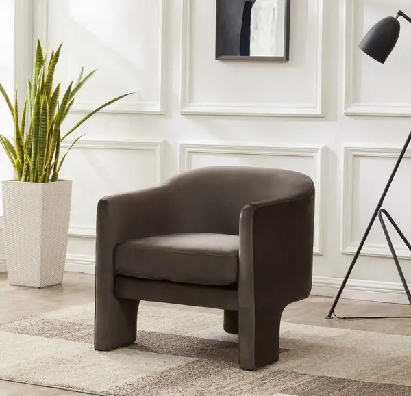 Safavieh Londyn Accent Chair - Dark Gray