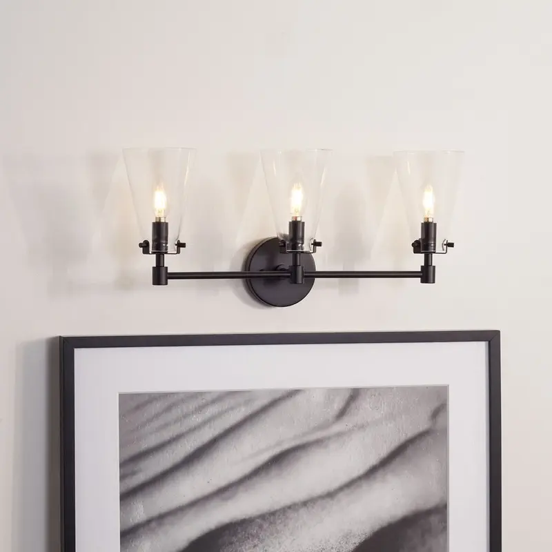 Safavieh Lonsen Vanity Sconce - Matte Black