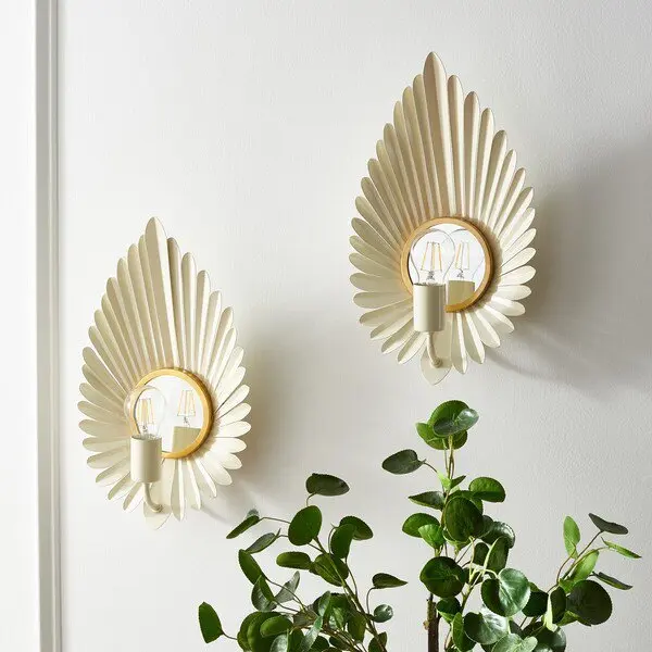 Safavieh Lorynn Wall Sconce Set Of 2 - Ivory