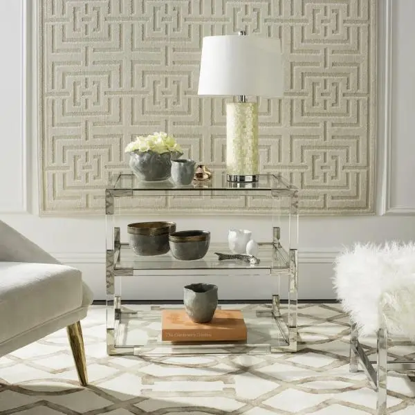 Safavieh Louisa End Table - Silver