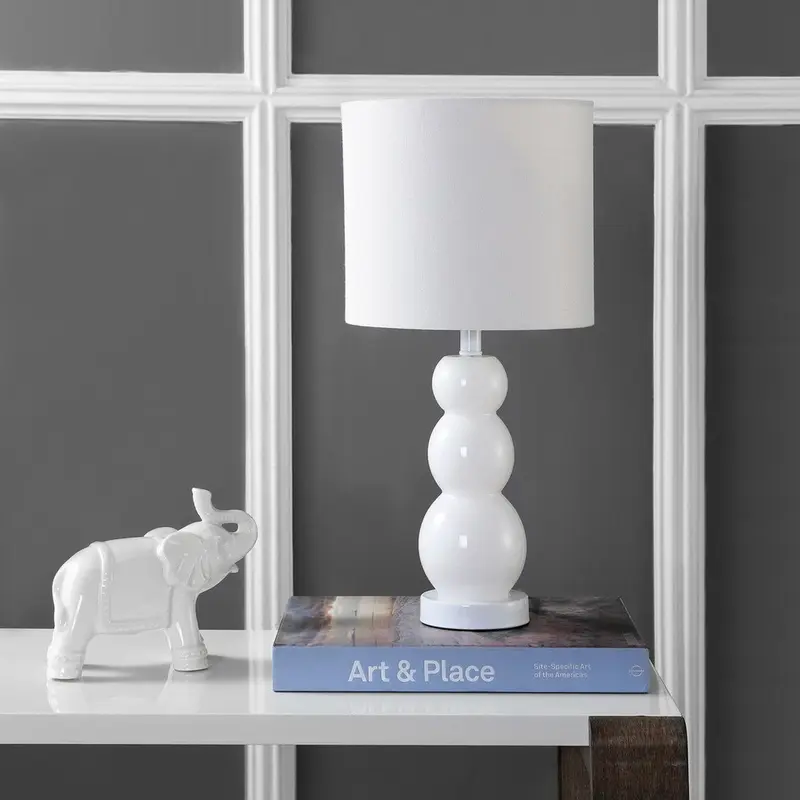 Safavieh Lucena Table Lamp - Grey Shade