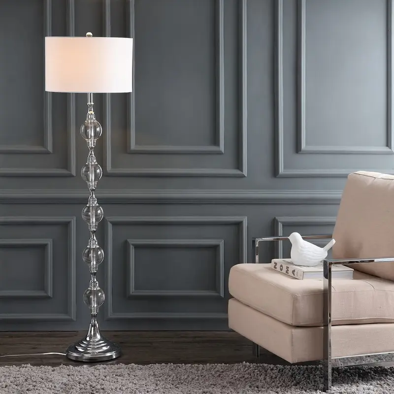 Safavieh Lucida Floor Lamp - Chrome