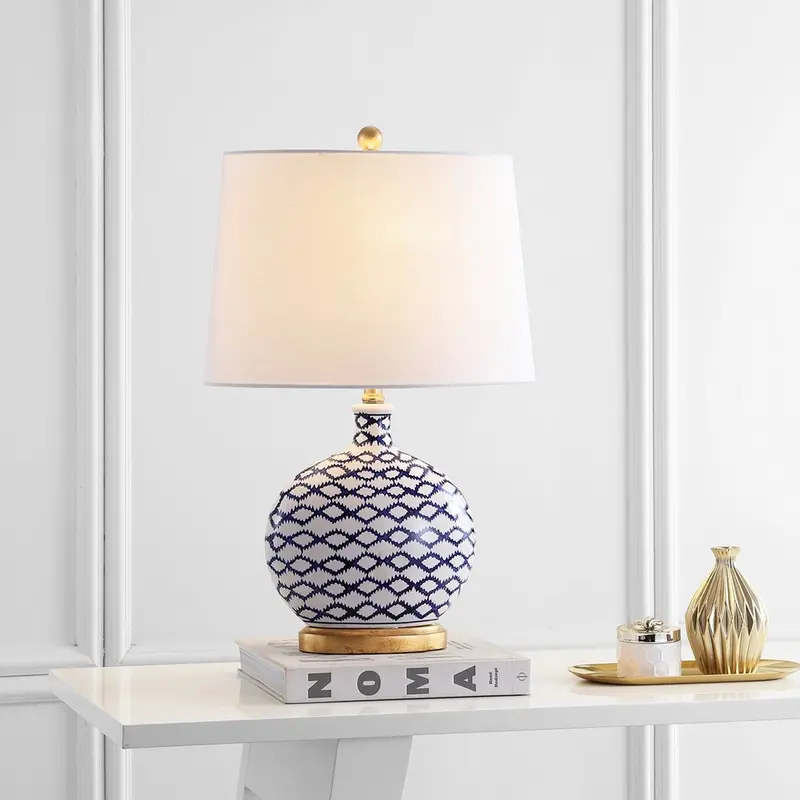 Safavieh Makenna Table Lamp - Blue