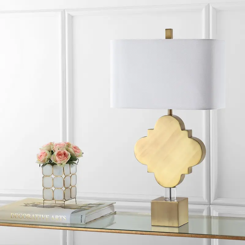 Safavieh Marina Trellis 31.5-Inch H Table Lamp - Gold