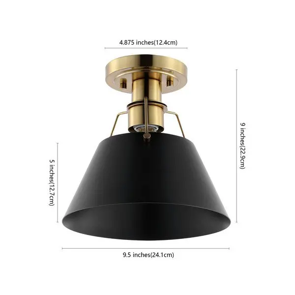 Safavieh Mazelle Flush Mount - Brass