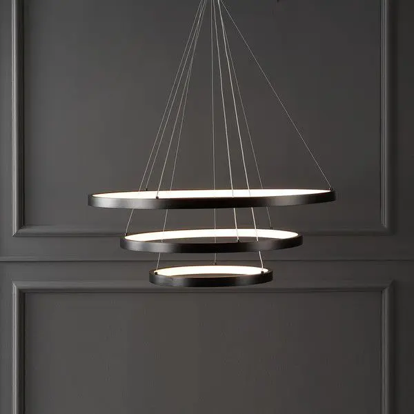 Safavieh Meranda 3 Tier Chandelier - Black