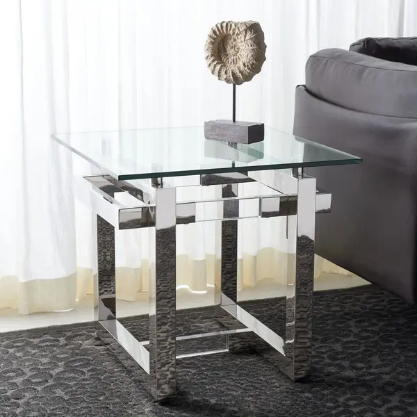 Safavieh Montrelle Acrylic Accent Table - Silver