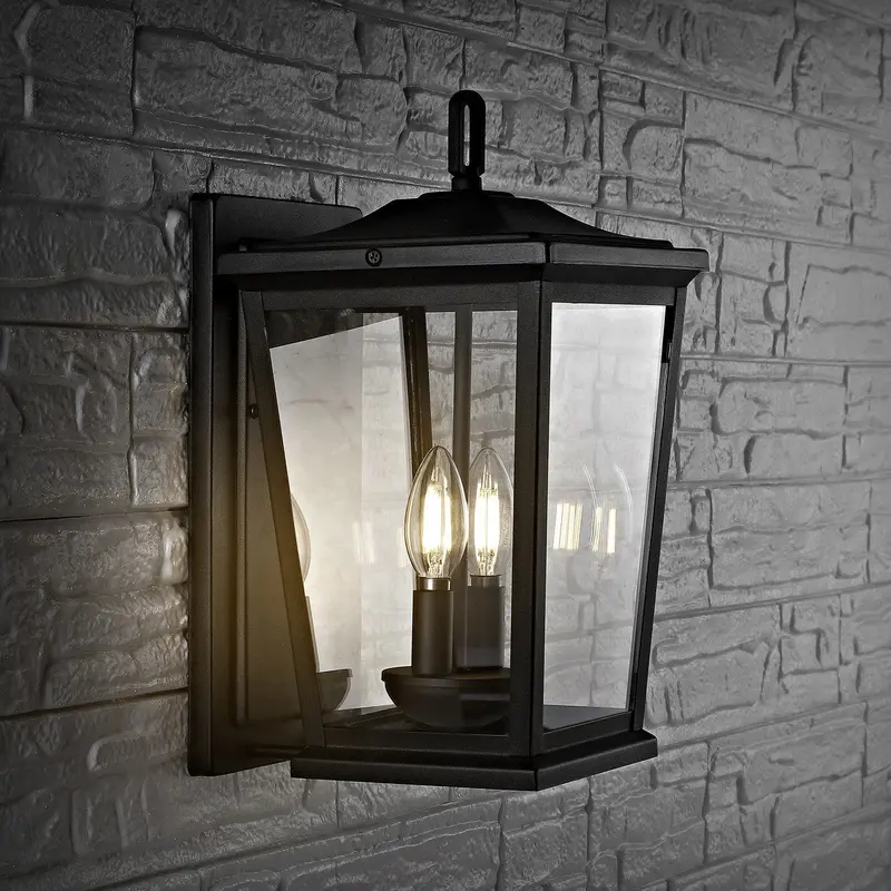 Safavieh Morla Outdoor Wall Lantern - Black