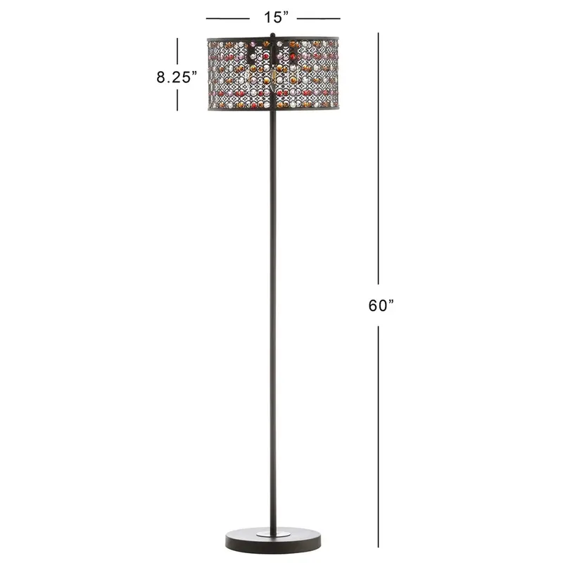 Safavieh Mosiac Floor Lamp - Oil Rubbed Bronze (Black)
