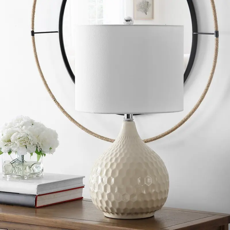 Safavieh Nalon Table Lamp Set Of 2 - Cream