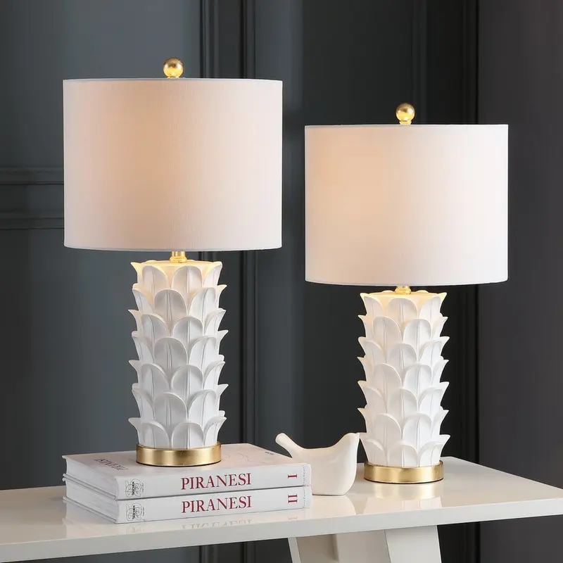 Safavieh Nico Table Lamp Set Of 2 - White