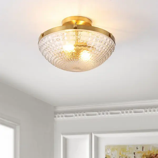 Safavieh Nienna Flush Mount - Gold Base