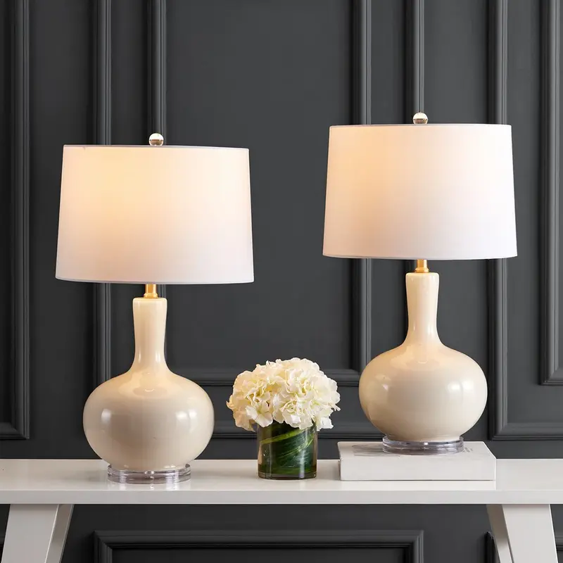 Safavieh Nilla Table Lamp Set Of 2 - Cream