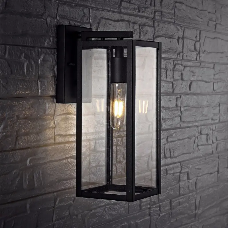 Safavieh Norsan Outdoor Wall Lantern - Black