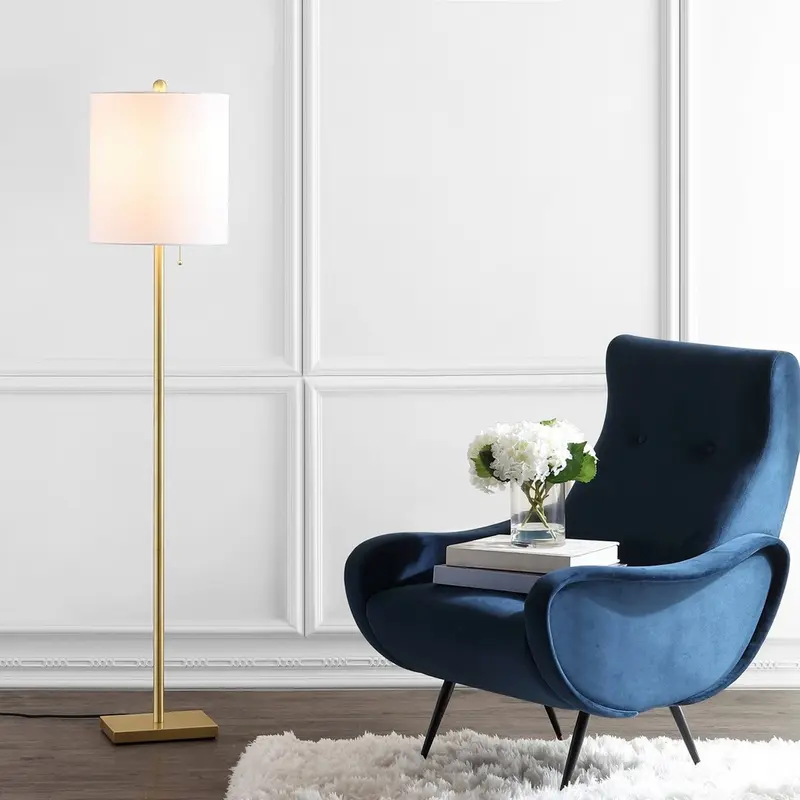 Safavieh Octavius Floor Lamp - Brass Gold