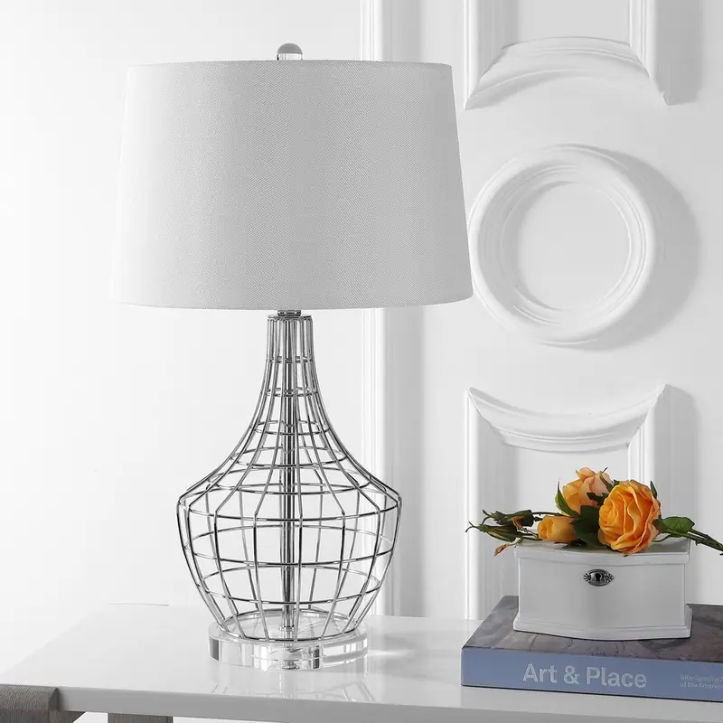 Safavieh Olga Table Lamp Set Of 2 - Silver