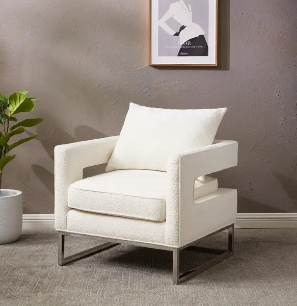 Safavieh Olivya Club Chair - Ivory