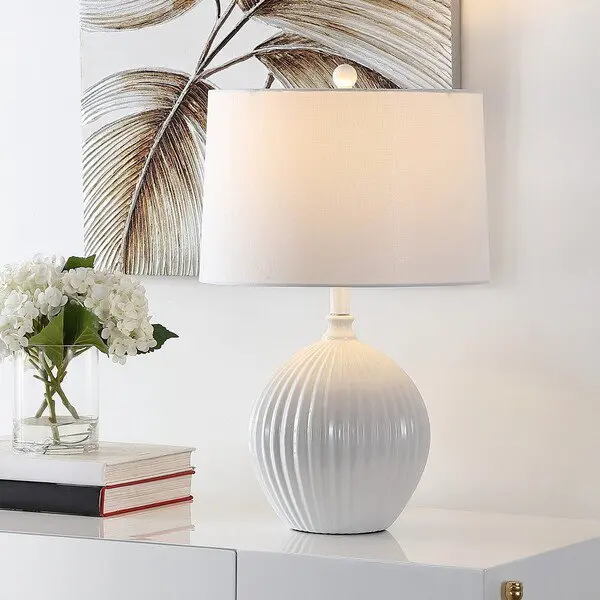 Safavieh Papen Table Lamp - White