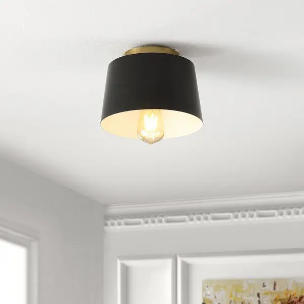 Safavieh Parkes Flush Mount - Black