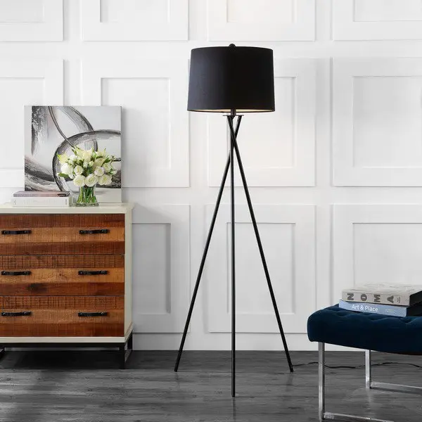 Safavieh Parsen Floor Lamp - Black