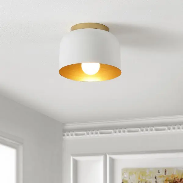 Safavieh Peale Flush Mount - White