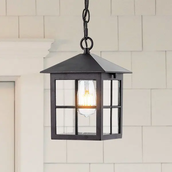 Safavieh Penryn Outdoor Pendant/Black - Black