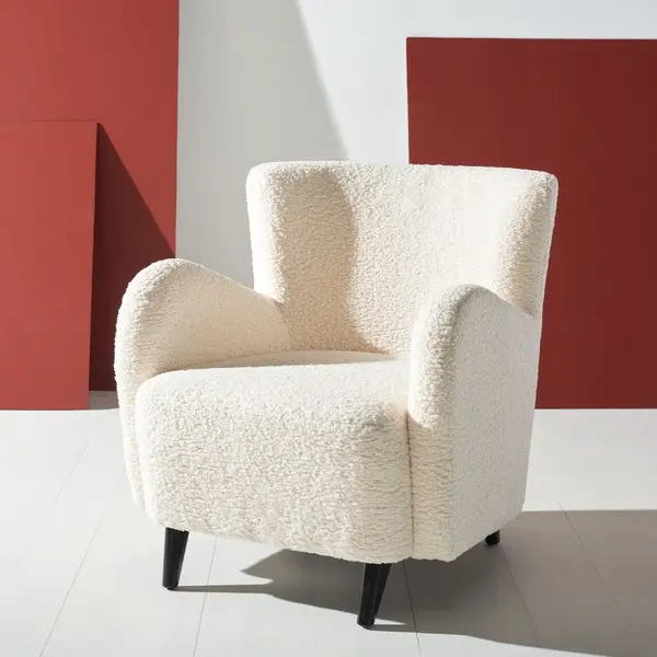 Safavieh Rayanne Modern Wingback Chair - Ivory