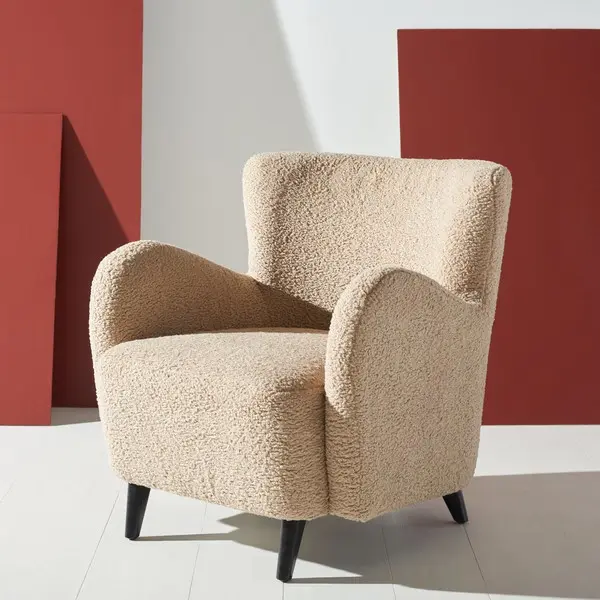 Safavieh Rayanne Modern Wingback Chair - Light Brown