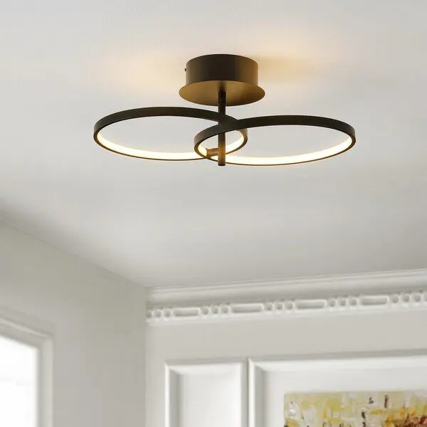 Safavieh Reyah Flush Miount - Matte Black