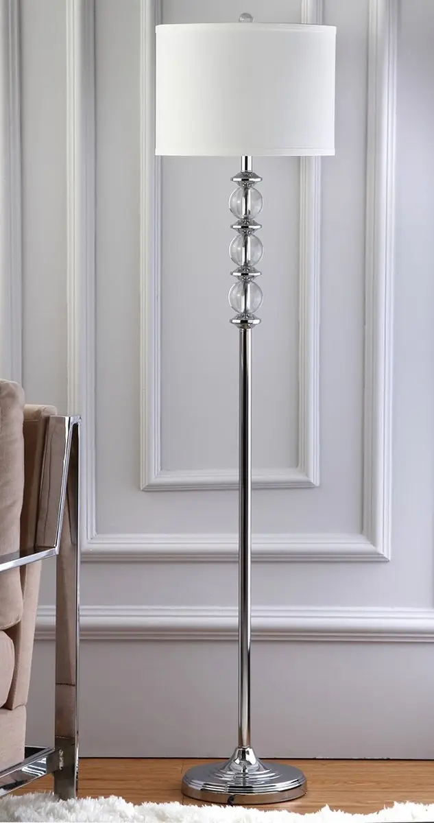 Safavieh Riga 60-Inch H Floor Lamp - Clear