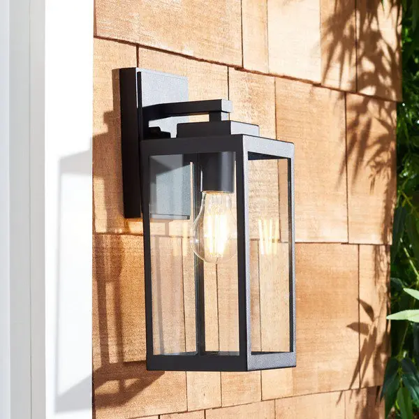 Safavieh Rinnah Outdoor Wall Sconce Set Of 2 - Bronze