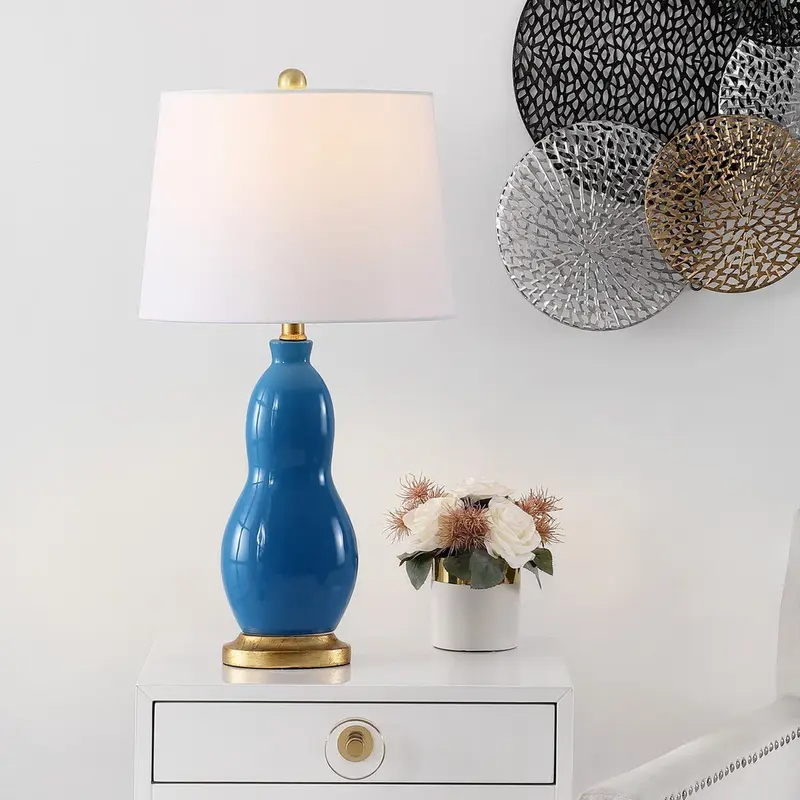 Safavieh Rogan Table Lamp Set Of 2 - Blue