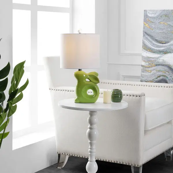 Safavieh Ruby Rabbit Lamp - Green