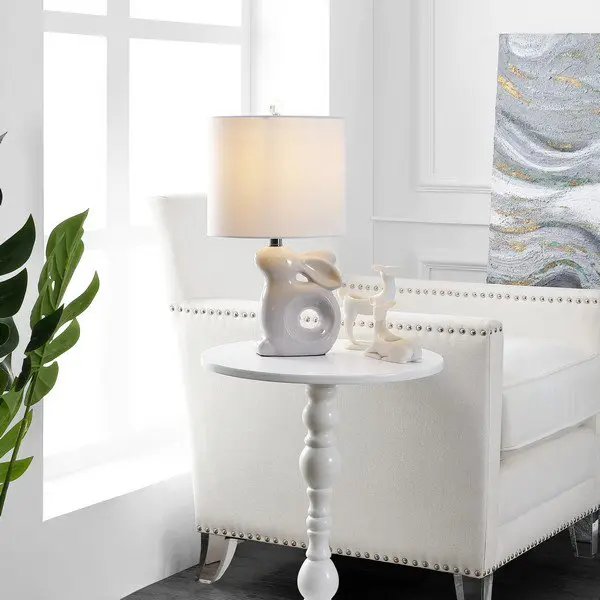 Safavieh Ruby Rabbit Lamp - Grey