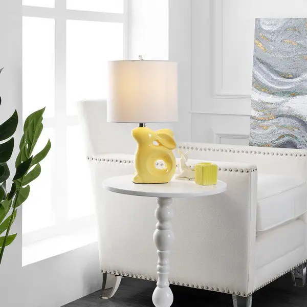 Safavieh Ruby Rabbit Lamp - Yellow