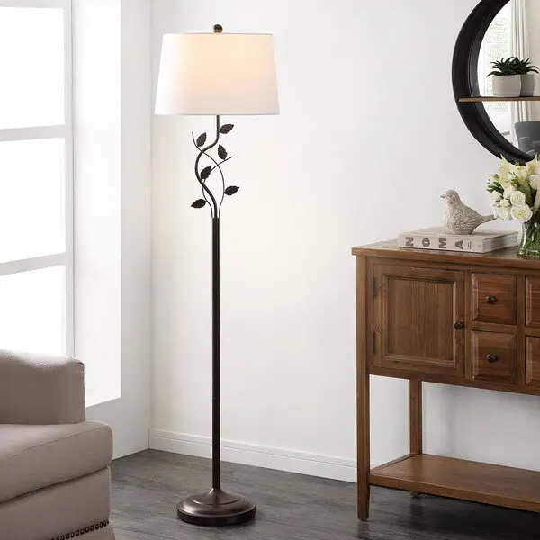 Safavieh Rudy Iron Floor Lamp - Black