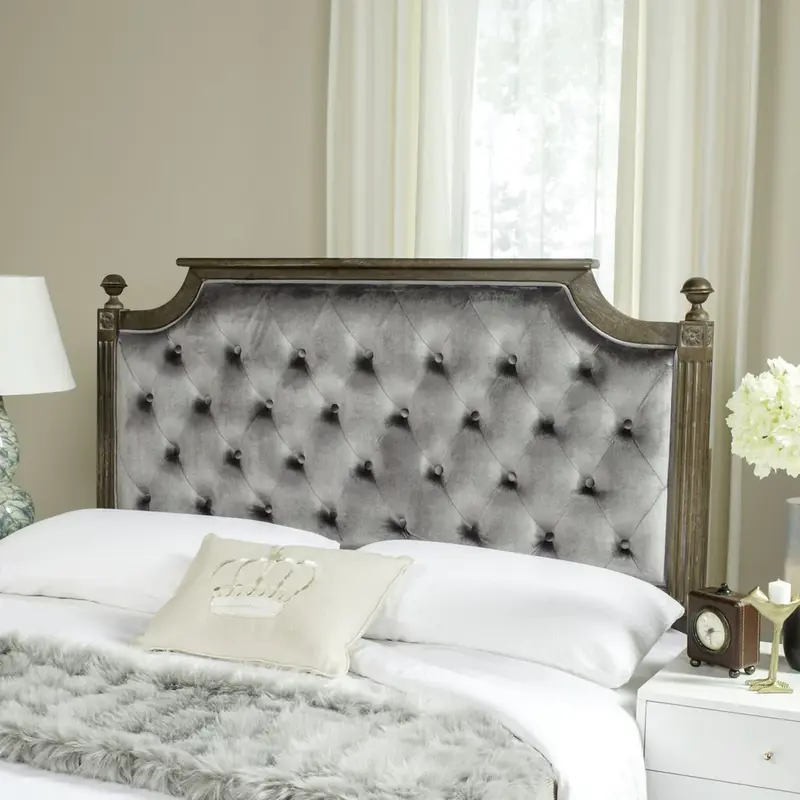 Safavieh Rustic Headboard Queen Size - Grey