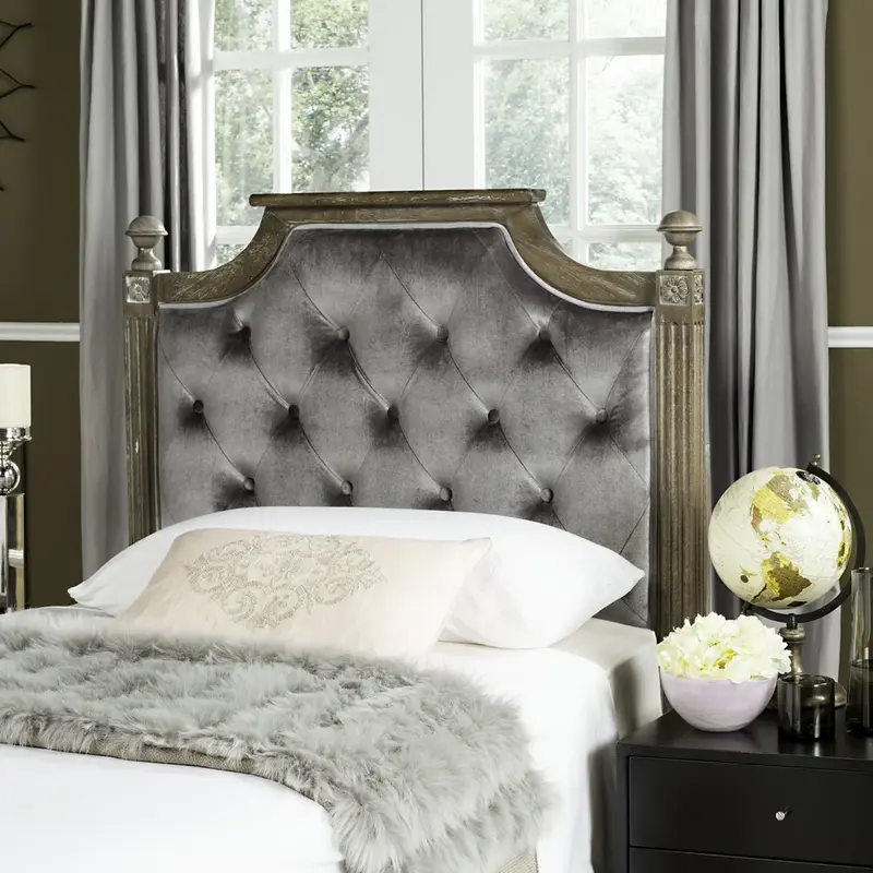 Safavieh Rustic Headboard Twin Size - Grey
