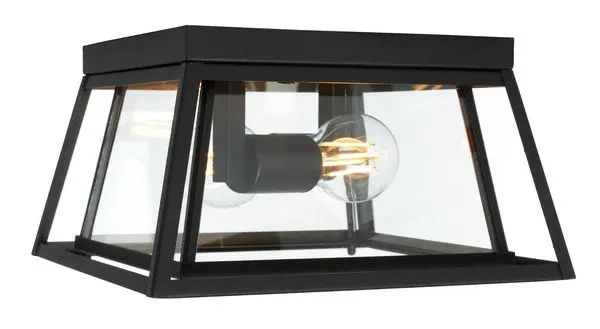 Safavieh Rydler Outdoor Flush Mount - Black
