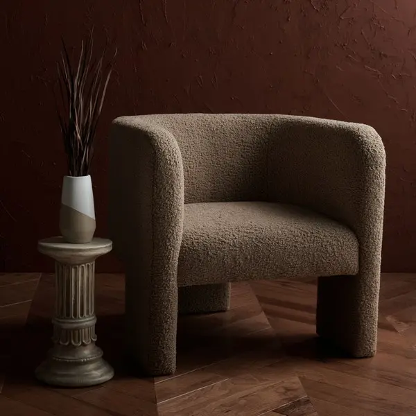 Safavieh Sammie 3 Leg Accent Chair - Light Brown