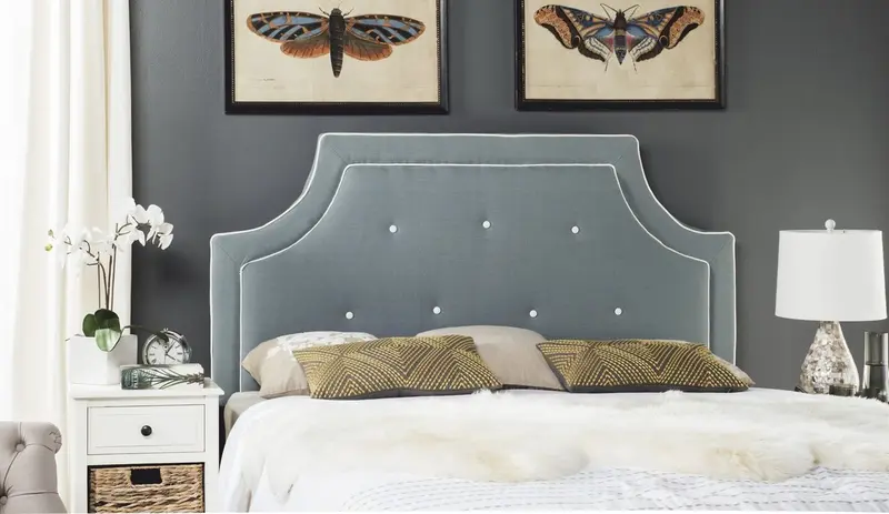 Safavieh Sapphire Headboard King Size - Taupe