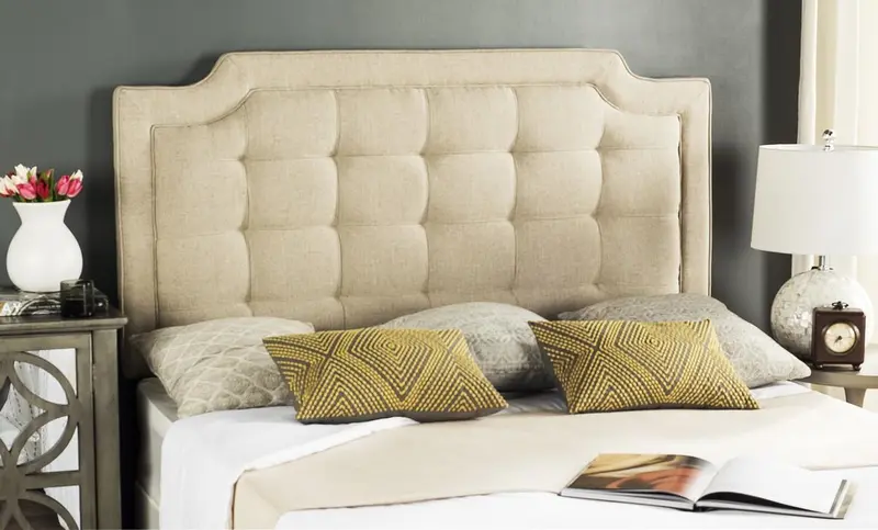 Safavieh Sapphire Headboard Queen Size - Hemp