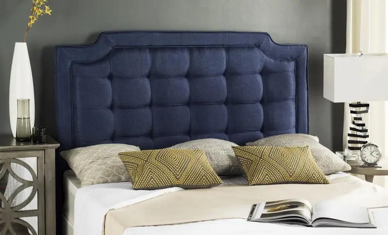 Safavieh Sapphire Headboard Queen Size - Navy