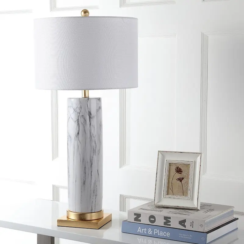 Safavieh Sonia Faux Marble 31.25-Inch H Table Lamp Set Of 2 - Black